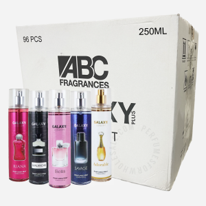 Box of 96 Pieces | Galaxy Plus Concept Perfumed Mist for Men/Women 250ml Wholesale - Perfumes Wholesale USA