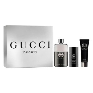 Gucci Guilty Men Gift Set (3 Pieces) - Perfumes Wholesale USA