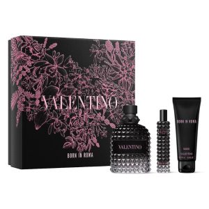 Valentino Uomo Born in Roma Gift Set (3 Pieces) - Perfumes Wholesale USA