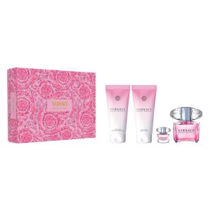 Versace Bright Crystal Gift Set Women (4 Pieces) - Perfumes Wholesale USA