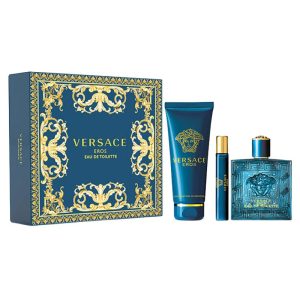 Versace Eros Gift Set (3 Pieces) - Perfumes Wholesale USA